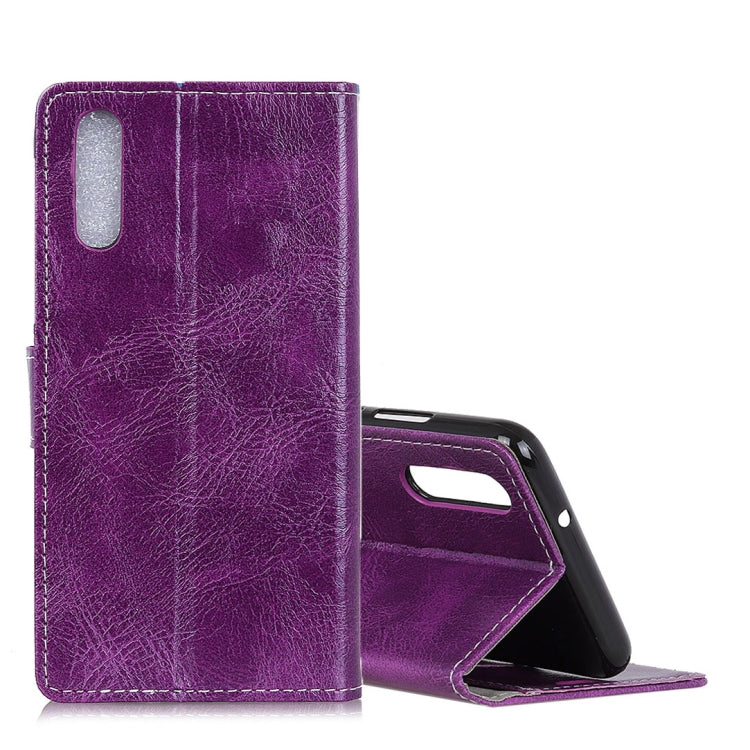 Retro Crazy Horse Texture Horizontal Flip Leather Case for Xiaomi 9 SE, with Holder & Card Slots & Photo Frame