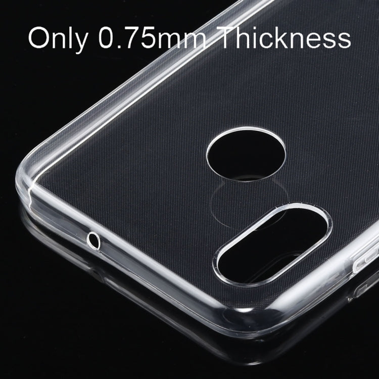 50PCS 0.75mm Transparent TPU Case for Xiaomi Mi 8