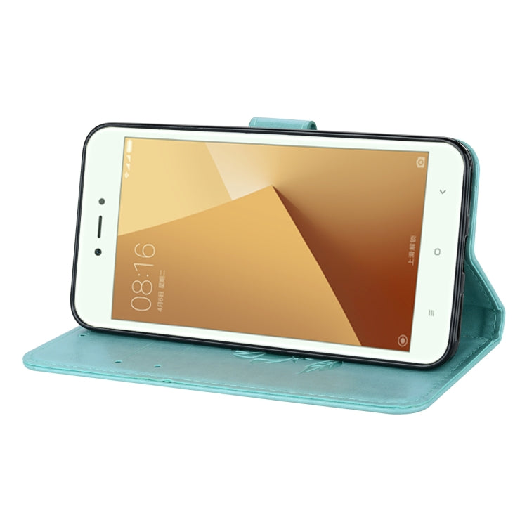 For Xiaomi Redmi Note 5A Low allocation (no fingerprint holes) Rose Embossed Horizontal Flip Environmental PU Leather Case with Holder & Card Slots & Wallet