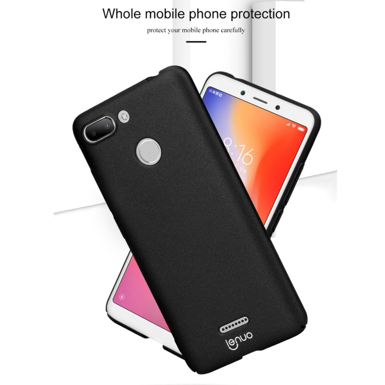 lenuo Leshield Series Ultra-thin PC Case for Xiaomi Redmi 6 (Gold)