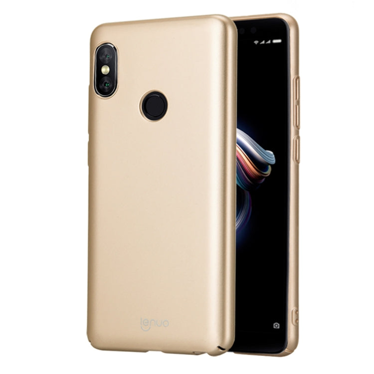 Lenuo Leshield Series Xiaomi Redmi Note 5 Pro PC Dropproof Protective Back Cover Case(Gold)