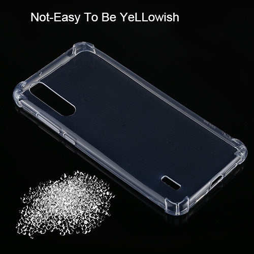 For Xiaomi Mi CC9 Four-Corner Shockproof Ultra-Thin Transparent TPU Case