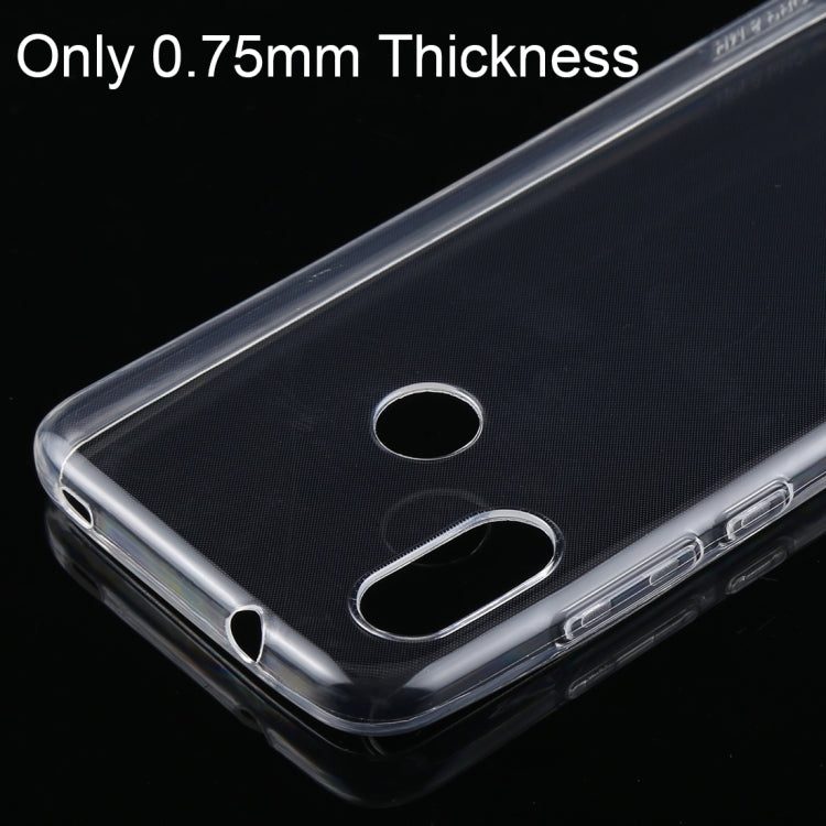 50 PCS Shockproof TPU Protective Back Case for Xiaomi Redmi 6 Pro / A2 Lite(Transparent)