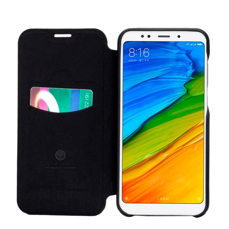 Lenuo for Ledream Flip Series Xiaomi Redmi 5 Plus PU + PC Horizontal Flip Leather Case with Card Slots