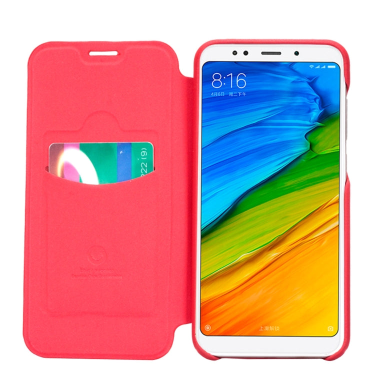 Lenuo for Ledream Flip Series Xiaomi Redmi 5 Plus PU + PC Horizontal Flip Leather Case with Card Slots