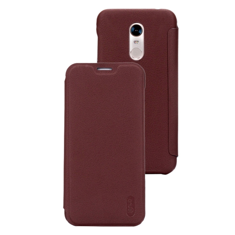 Lenuo for Ledream Flip Series Xiaomi Redmi 5 Plus PU + PC Horizontal Flip Leather Case with Card Slots