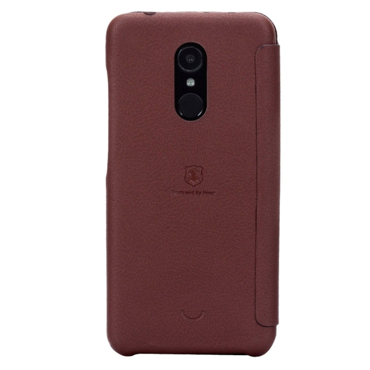 Lenuo for Ledream Flip Series Xiaomi Redmi 5 PU + PC Horizontal Flip Leather Case with Card Slots