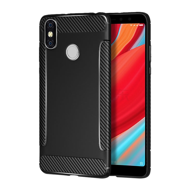 Carbon Fiber Anti-slip TPU Protective Case for Xiaomi Redmi S2