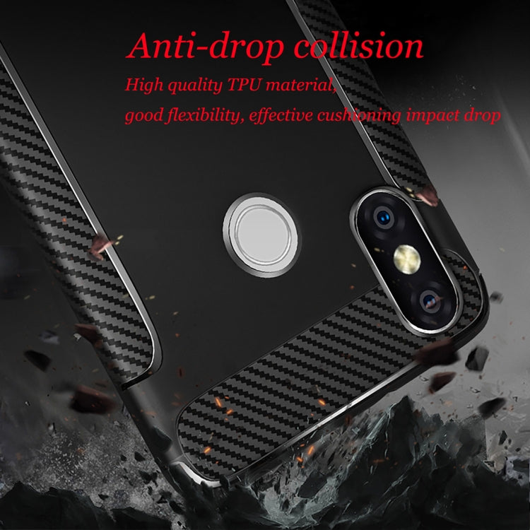 Carbon Fiber Anti-slip TPU Protective Case for Xiaomi Redmi S2