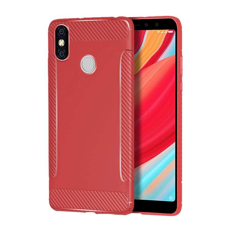 Carbon Fiber Anti-slip TPU Protective Case for Xiaomi Redmi S2