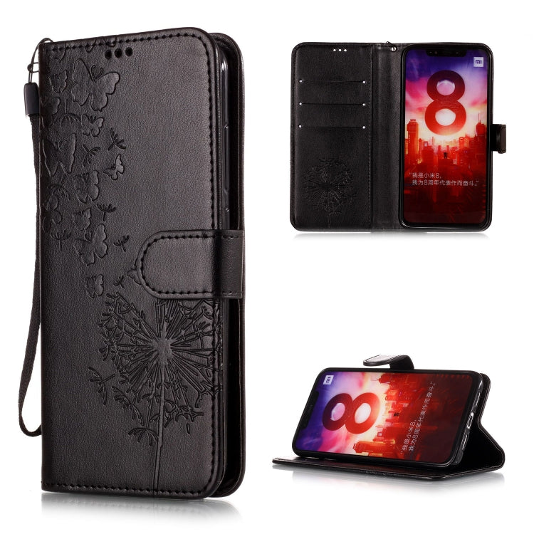 Vintage Embossed Floral Lace Flower Pattern Horizontal Flip Leather Case for Xiaomi Mi 6X / A2, with Card Slot & Holder & Wallet & Lanyard