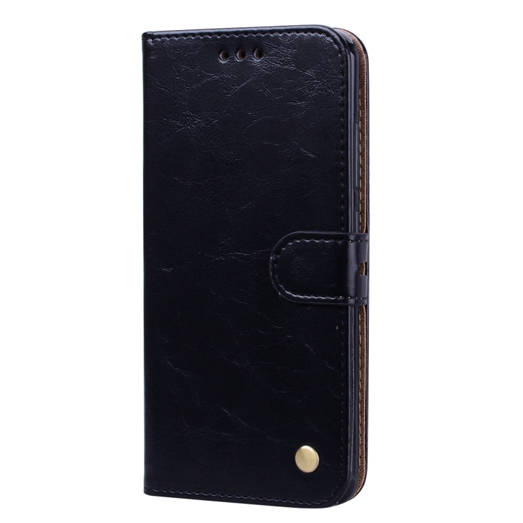 Business Style Oil Wax Texture Horizontal Flip Leather Case for Xiaomi Mi 8, with Holder & Card Slots & Wallet