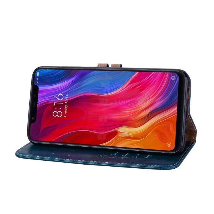 Business Style Oil Wax Texture Horizontal Flip Leather Case for Xiaomi Mi 8, with Holder & Card Slots & Wallet