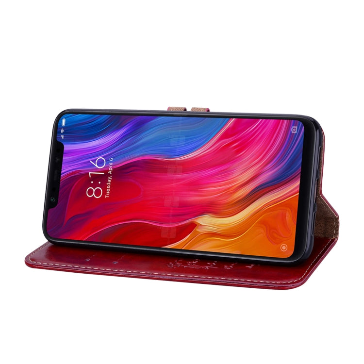 Business Style Oil Wax Texture Horizontal Flip Leather Case for Xiaomi Mi 8, with Holder & Card Slots & Wallet