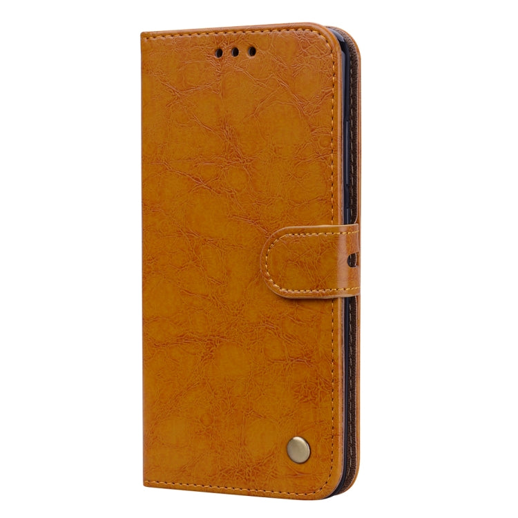 Business Style Oil Wax Texture Horizontal Flip Leather Case for Xiaomi Mi 8, with Holder & Card Slots & Wallet