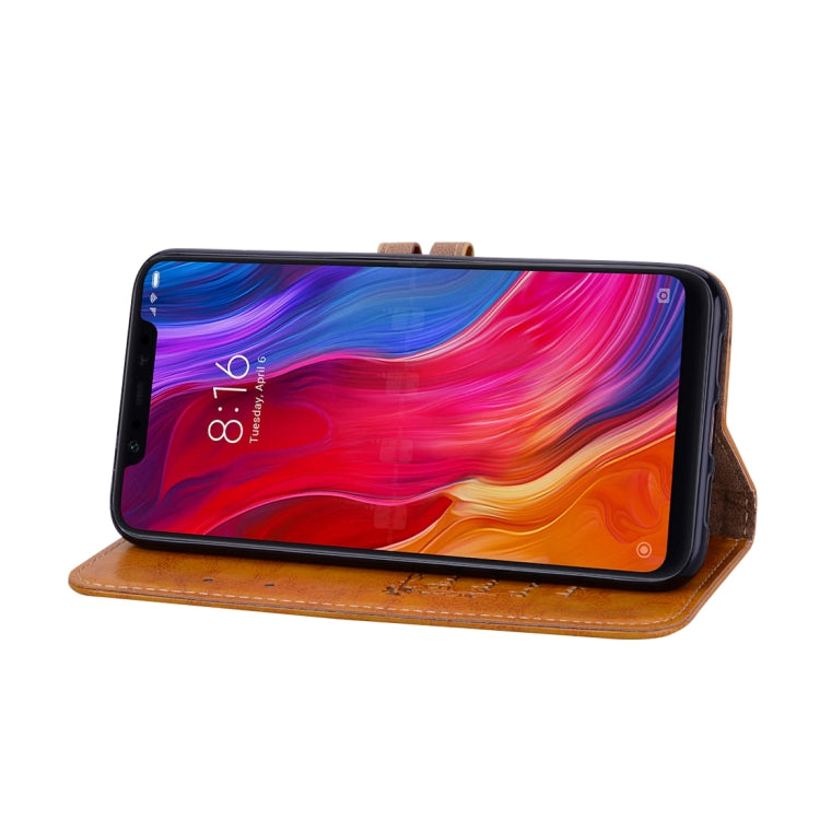 Business Style Oil Wax Texture Horizontal Flip Leather Case for Xiaomi Mi 8, with Holder & Card Slots & Wallet