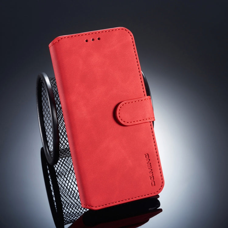 DG.MING Retro Oil Side Horizontal Flip Case for Xiaomi Mi 8, with Holder & Card Slots & Wallet