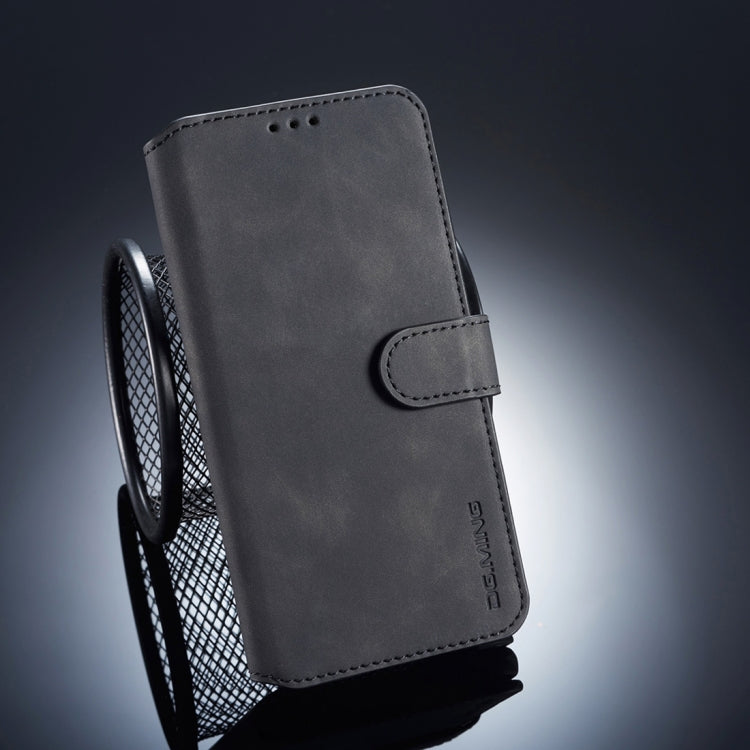 DG.MING Retro Oil Side Horizontal Flip Case for Xiaomi Pocophone F1, with Holder & Card Slots & Wallet