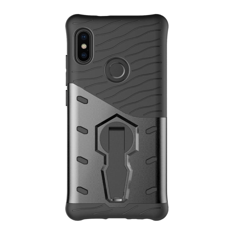 PC + TPU Dropproof Sniper Hybrid Case for Xiaomi Mi 6X / A2, with 360 Degree Rotation Holder