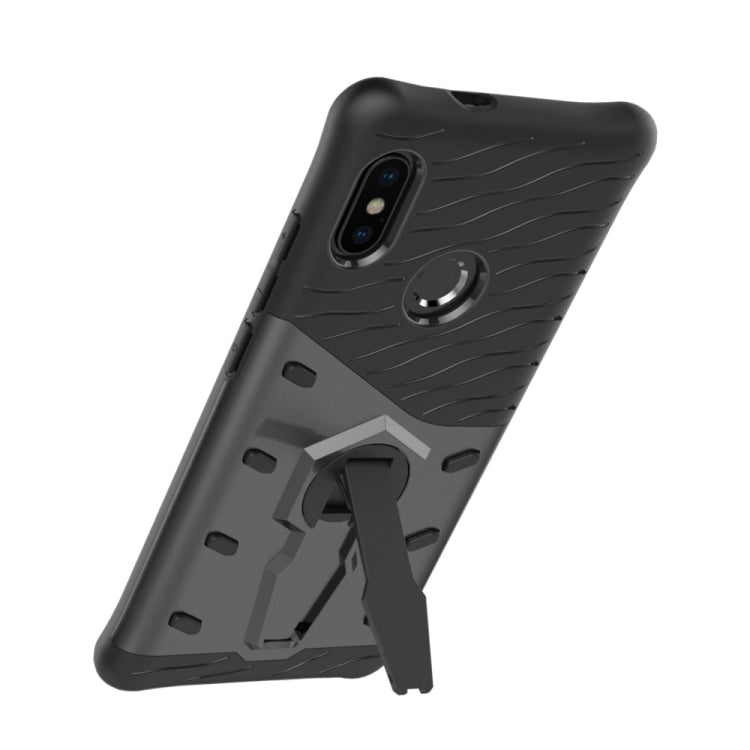 PC + TPU Dropproof Sniper Hybrid Case for Xiaomi Mi 6X / A2, with 360 Degree Rotation Holder