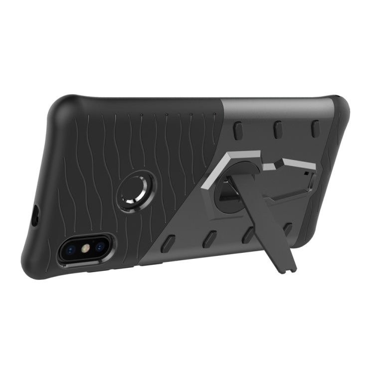 PC + TPU Dropproof Sniper Hybrid Case for Xiaomi Mi 6X / A2, with 360 Degree Rotation Holder