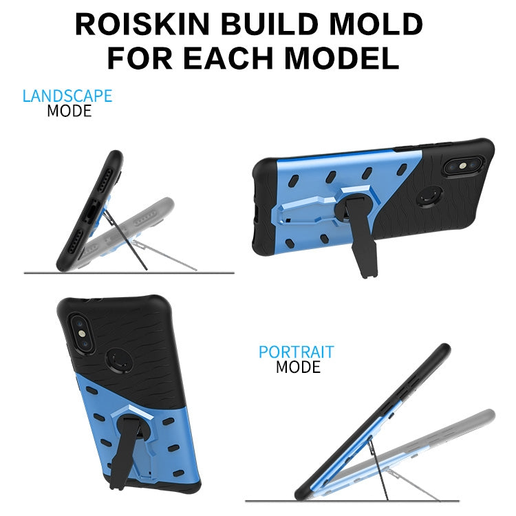 PC + TPU Dropproof Sniper Hybrid Case for Xiaomi Mi 6X / A2, with 360 Degree Rotation Holder