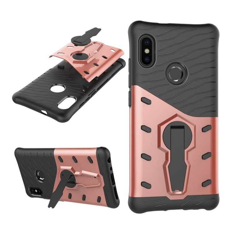 PC + TPU Dropproof Sniper Hybrid Case for Xiaomi Mi 6X / A2, with 360 Degree Rotation Holder
