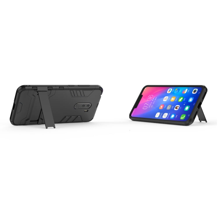 Shockproof PC + TPU Case for Xiaomi Pocophone F1, with Holder
