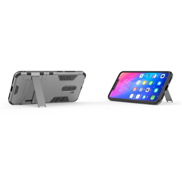 Shockproof PC + TPU Case for Xiaomi Pocophone F1, with Holder