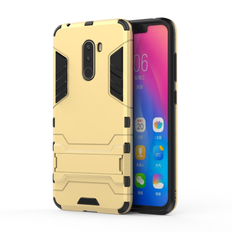 Shockproof PC + TPU Case for Xiaomi Pocophone F1, with Holder