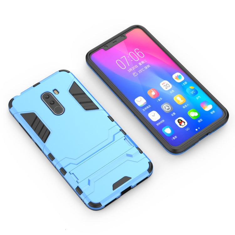 Shockproof PC + TPU Case for Xiaomi Pocophone F1, with Holder