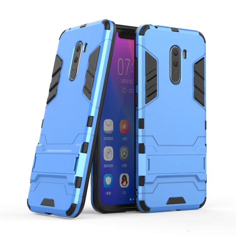 Shockproof PC + TPU Case for Xiaomi Pocophone F1, with Holder