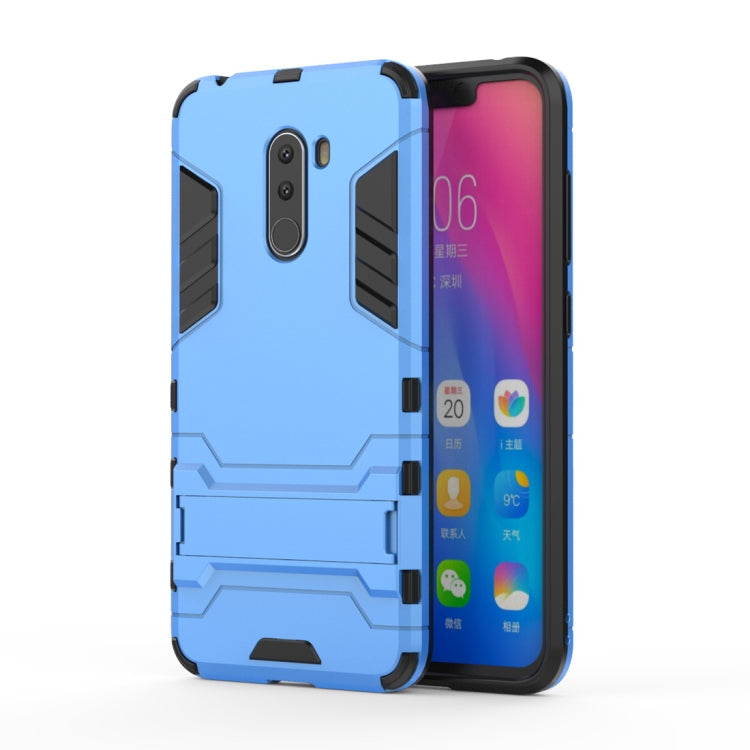 Shockproof PC + TPU Case for Xiaomi Pocophone F1, with Holder