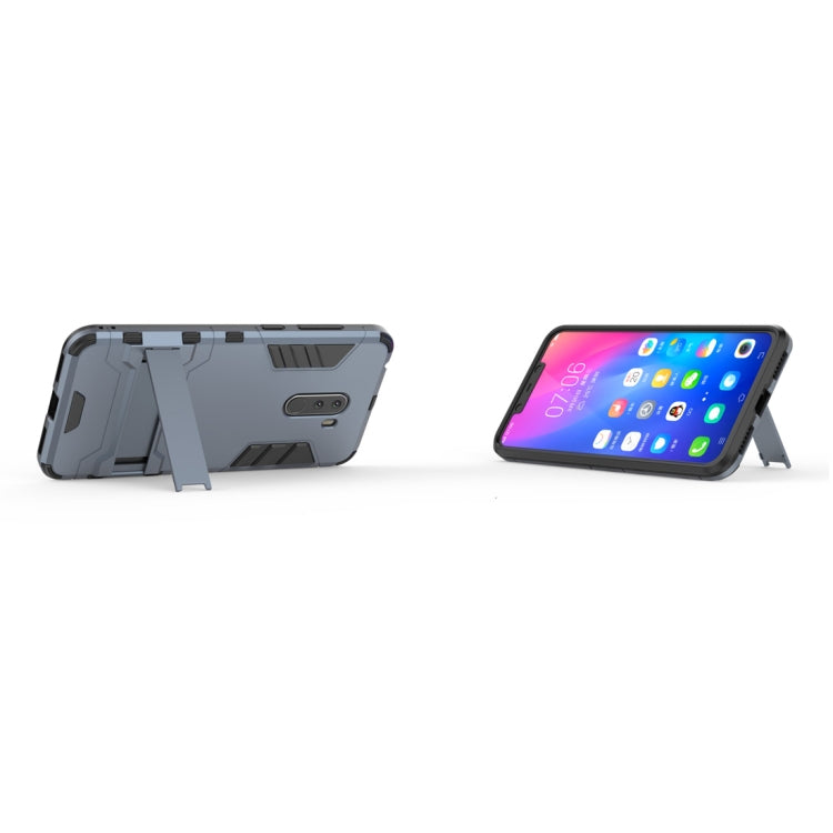 Shockproof PC + TPU Case for Xiaomi Pocophone F1, with Holder