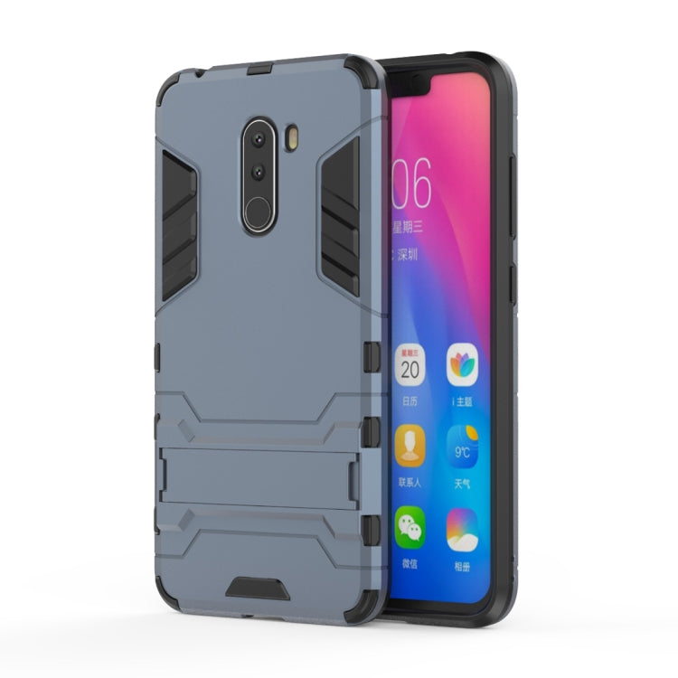 Shockproof PC + TPU Case for Xiaomi Pocophone F1, with Holder