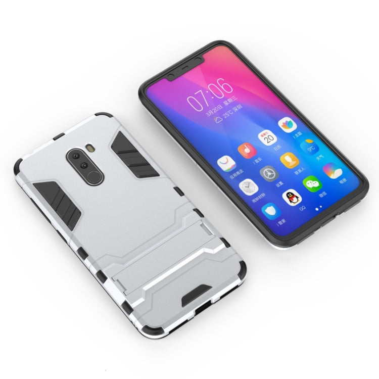 Shockproof PC + TPU Case for Xiaomi Pocophone F1, with Holder