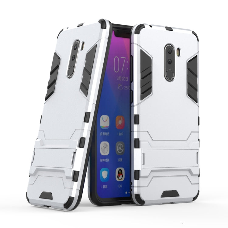 Shockproof PC + TPU Case for Xiaomi Pocophone F1, with Holder