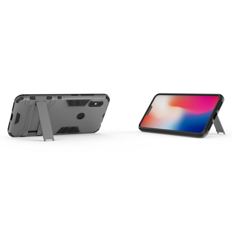 Shockproof PC + TPU Case for Xiaomi Redmi Note 6, with Holder