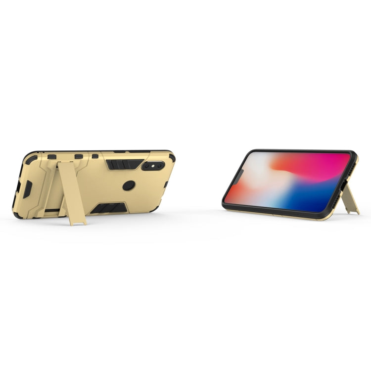 Shockproof PC + TPU Case for Xiaomi Redmi Note 6, with Holder