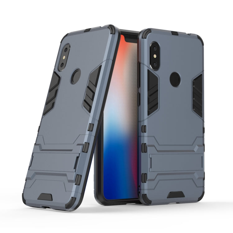 Shockproof PC + TPU Case for Xiaomi Redmi Note 6, with Holder