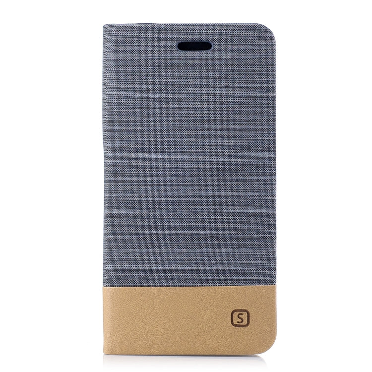 For Xiaomi Redmi 5A Canvas Texture PU + TPU Horizontal Flip Leather Case with Holder & Card Slot