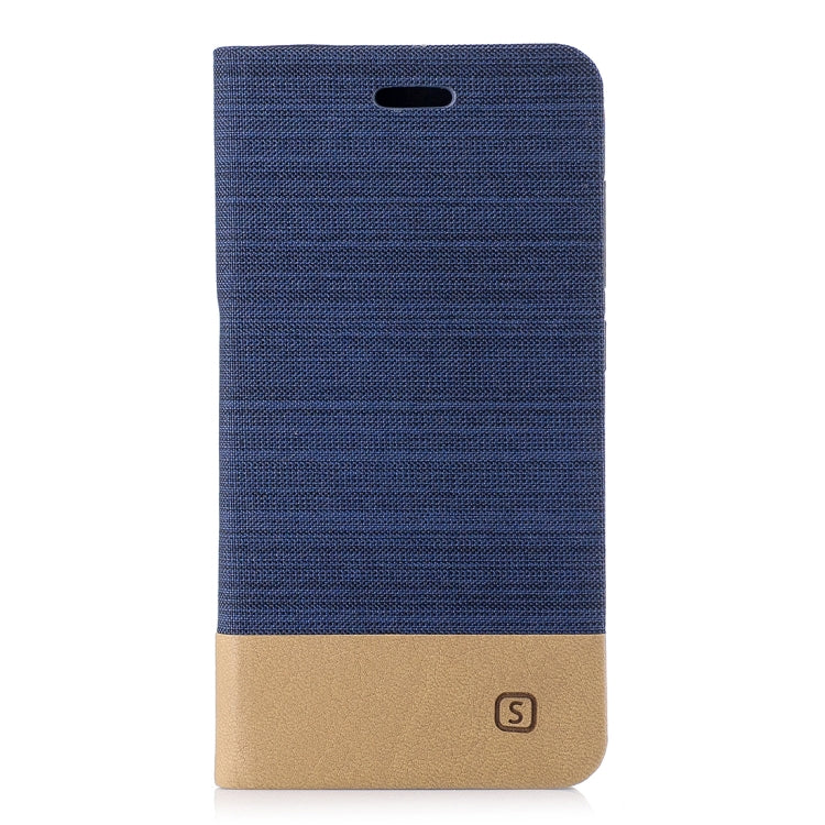 For Xiaomi Redmi 5A Canvas Texture PU + TPU Horizontal Flip Leather Case with Holder & Card Slot