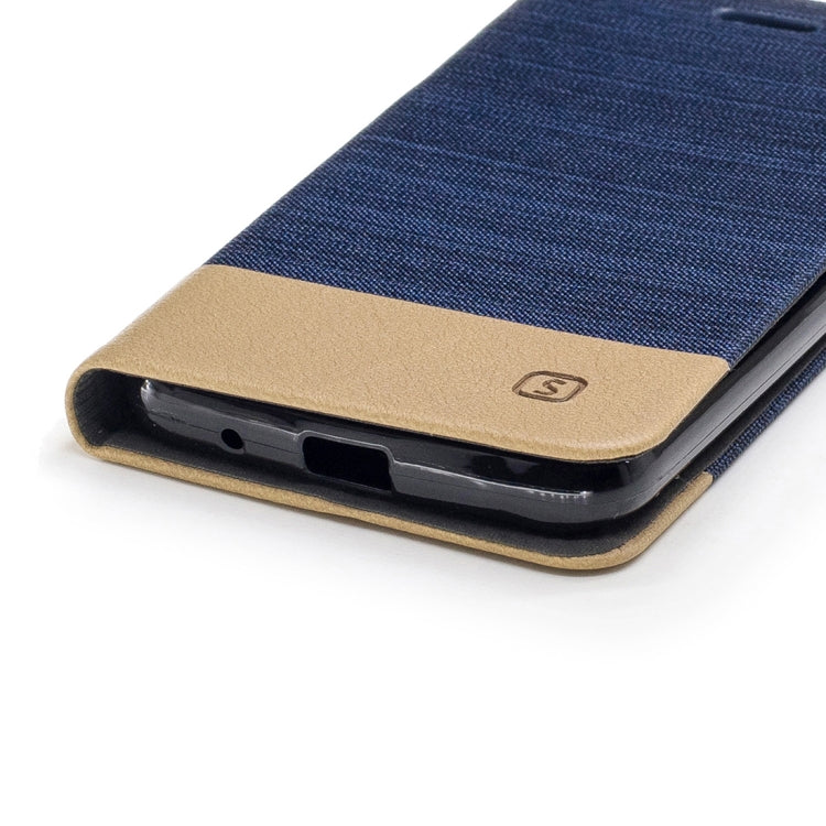 For Xiaomi Redmi 5A Canvas Texture PU + TPU Horizontal Flip Leather Case with Holder & Card Slot