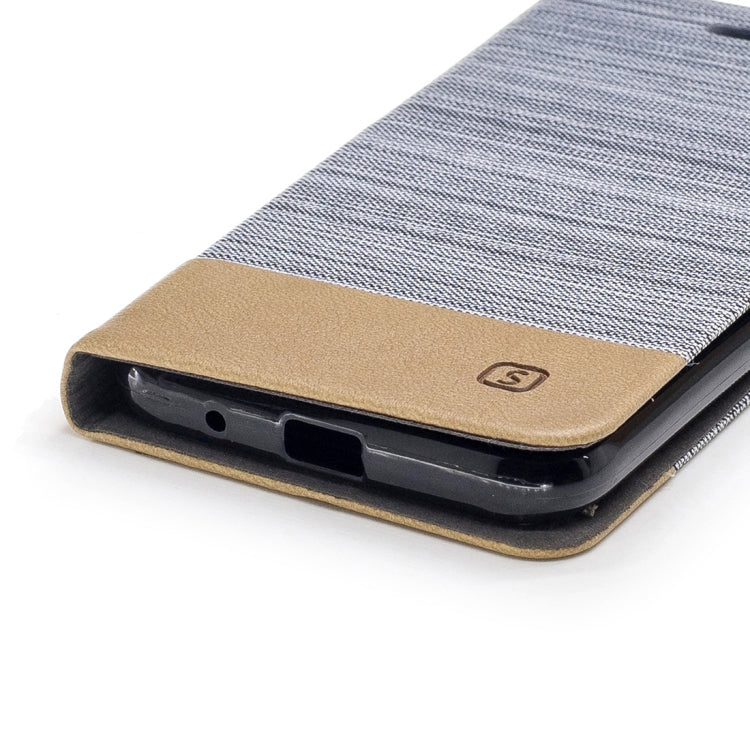 For Xiaomi Redmi 5A Canvas Texture PU + TPU Horizontal Flip Leather Case with Holder & Card Slot