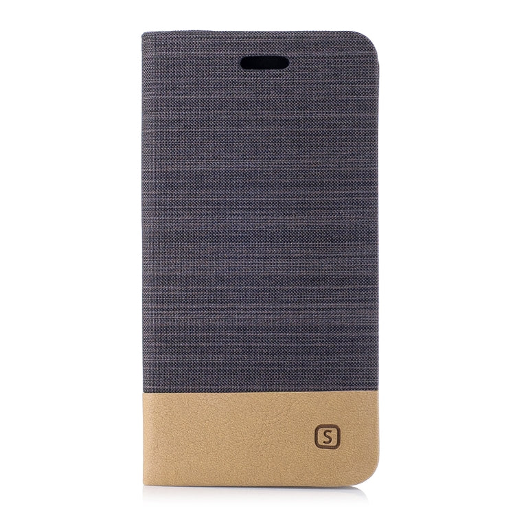 For Xiaomi Redmi 5A Canvas Texture PU + TPU Horizontal Flip Leather Case with Holder & Card Slot