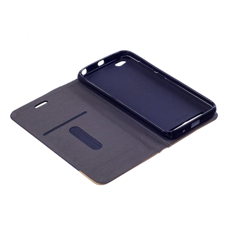 For Xiaomi Redmi 5A Canvas Texture PU + TPU Horizontal Flip Leather Case with Holder & Card Slot