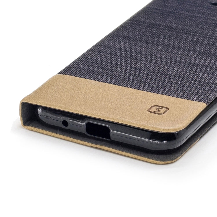 For Xiaomi Redmi 5A Canvas Texture PU + TPU Horizontal Flip Leather Case with Holder & Card Slot