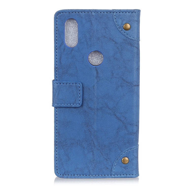 Copper Buckle Retro Crazy Horse Texture Horizontal Flip Leather Case for Xiaomi Mi Mix 3, with Holder & Card Slots & Wallet