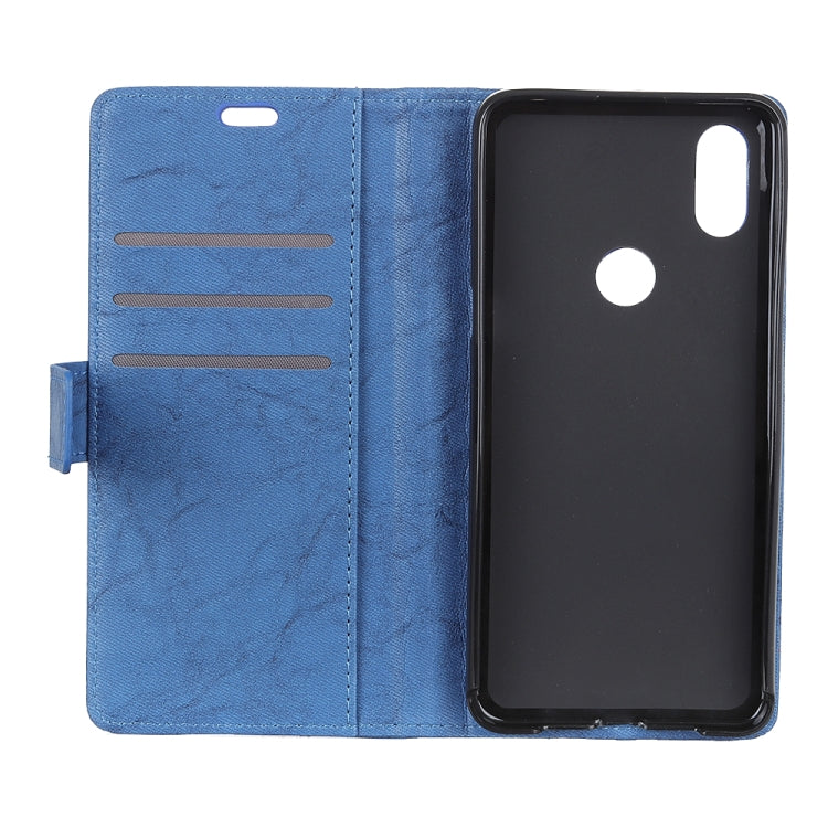 Copper Buckle Retro Crazy Horse Texture Horizontal Flip Leather Case for Xiaomi Mi Mix 3, with Holder & Card Slots & Wallet