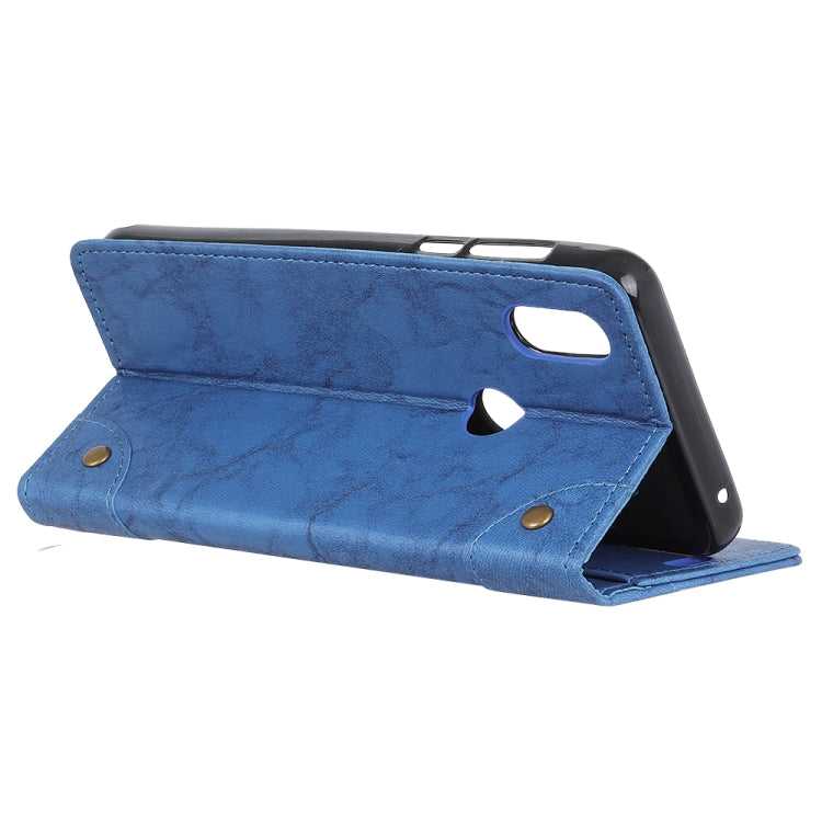 Copper Buckle Retro Crazy Horse Texture Horizontal Flip Leather Case for Xiaomi Mi Mix 3, with Holder & Card Slots & Wallet